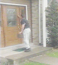 Knocking on door.
